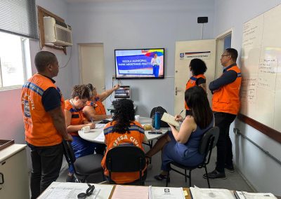 Defesa Civil de Nova Iguaçu faz exercício simulado em Pontos de Apoio e Abrigos Temporários