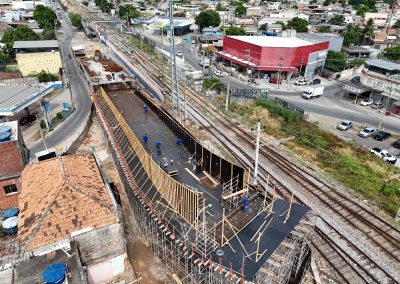 Obras do Viaduto de Comendador Soares avançam em Nova Iguaçu