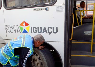 Prefeitura de Nova Iguaçu realiza fiscalizações em linhas de ônibus municipais