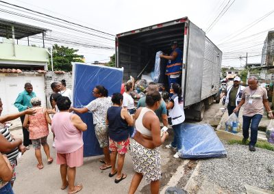 Prefeitura segue com atendimento humanitário às famílias afetadas pelas chuvas