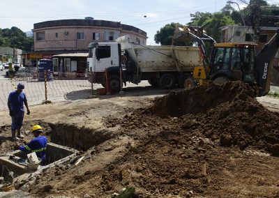 Prefeitura de Nova Iguaçu realiza intervenção na rede de drenagem no bairro Rancho Fundo