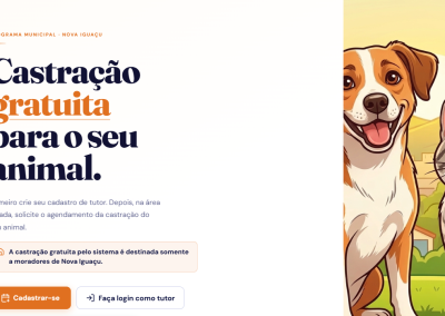 Prefeitura de Nova Iguaçu abre mais 260 vagas para castração animal gratuita no mês de julho