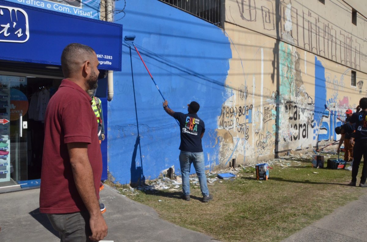 Prefeitura De Nova Igua U Inicia Projeto Arte Urbana Para Combater Propagandas Irregulares Nos