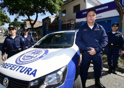 Agentes da Guarda Municipal de Nova Iguaçu iniciam ronda nas escolas